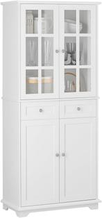 2dekans | SoBuy Keukenkast - FSB76-W - MDF - Max. 100kg -, Huis en Inrichting, Ophalen of Verzenden, Zo goed als nieuw