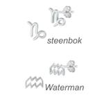 Zilveren mini sterrenbeeld oorstekers, Verzenden, Nieuw, Zilver