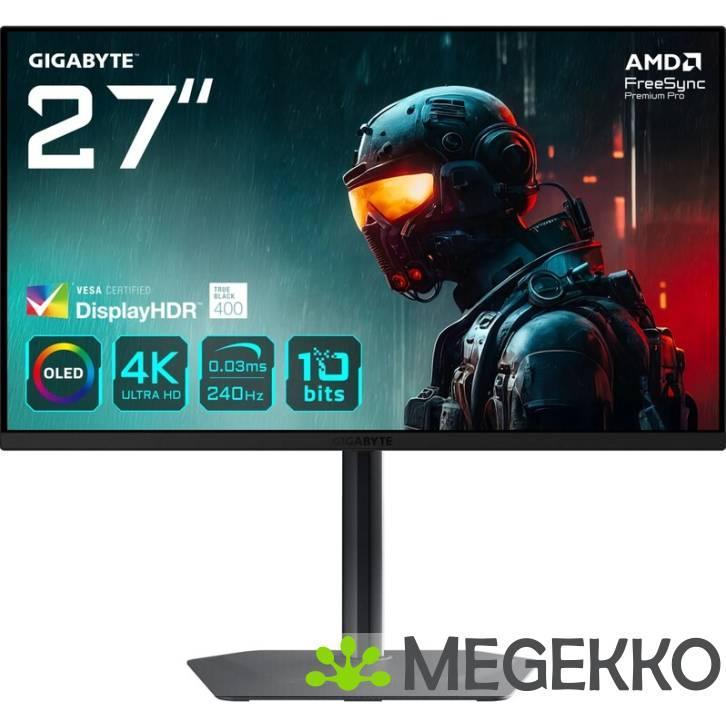 Gigabyte MO27U2 27  4K Ultra HD 240Hz QD-OLED Gaming monitor, Computers en Software, Monitoren, Nieuw, Verzenden