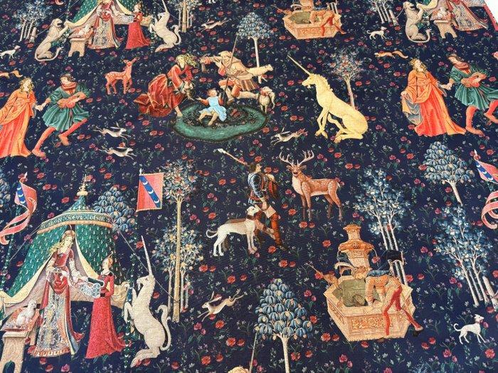 Middeleeuwse Legenden: Het Weefsel van de Eenhoorn Tapijten, Antiek en Kunst, Antiek | Kleden en Textiel