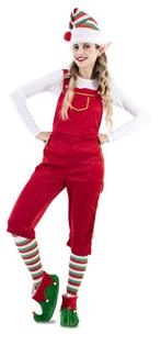 Elfen Jumpsuit Vrouw Rood, Kleding | Dames, Ophalen of Verzenden, Nieuw