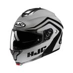 HJC C91N Nepos - Zwart/Grijs, Motoren, Verzenden, Nieuw