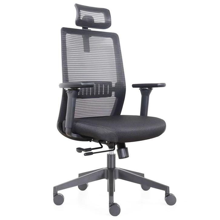 Bureaustoel Napoli Deluxe 4D - NEN-EN 1335 - Zwart, Huis en Inrichting, Bureaus, Nieuw, Ophalen of Verzenden