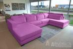 U-Bank Arnhem - u-banken - Paars, Huis en Inrichting, Banken | Sofa's en Chaises Longues, Nieuw, 150 cm of meer, Stof, 300 cm of meer