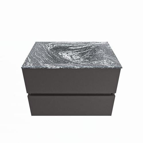 MONDIAZ VICA-DLUX 70cm badmeubel onderkast Dark grey 2, Doe-het-zelf en Verbouw, Sanitair, Bad, Nieuw, Ophalen of Verzenden