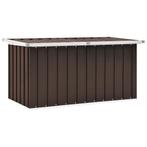 vidaXL Tuinbox 129x67x65 cm bruin, Verzenden, Nieuw