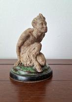 Joe Descamps - Beeldje - Zeldzame faun - Keramiek, Antiek en Kunst