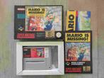 Mario is Missing (SNES tweedehands game), Spelcomputers en Games, Games | Nintendo NES, Ophalen of Verzenden, Zo goed als nieuw