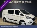 Ford Transit Custom 2.0 TDCI 130pk L2H1 Dubbele cabine Euro6, Wit, Nieuw, Ford, Handgeschakeld