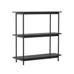 *WOONWINKEL* Openkast Met Drie Planken Zwart, Verzenden, Nieuw