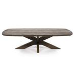 Salontafels Nikki - 130cm - Bruin - 96134 - salontafel, Huis en Inrichting, Nieuw, Overige materialen