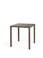 Nardi Cube 70 Tafel Aluminium Tabak 70x75,5x70 cm - Grijs, Tuin en Terras, Ophalen of Verzenden, Nieuw
