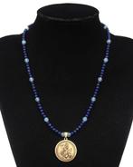 Lapis lazuli - Calcédoine - Erfgoed van de Goden – Collier