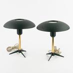 Tafellamp (2) - Messing, Geverfd metaal - MINOU TABLE LAMPS, Antiek en Kunst