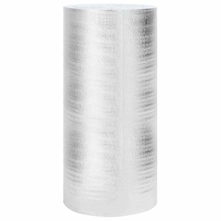 vidaXL Radiatorfolie Zilver 1 x 25 m Aluminium, Doe-het-zelf en Verbouw, Verwarming en Radiatoren, Nieuw, Verzenden