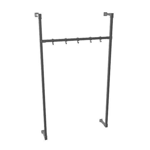 Industriële Steigerbuis Kapstok Lincoln | Vierkant Zwart 25x, Huis en Inrichting, Woonaccessoires | Kapstokken, Ophalen of Verzenden