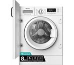 Hisense Wf3m841bwi Inbouw Wasmachine 8kg 1400t, Ophalen of Verzenden, Nieuw, Voorlader, 85 tot 90 cm