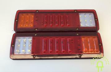 Set van 2 Led Achterlichten 12v Type 27 [Lilaled.nl] beschikbaar voor biedingen