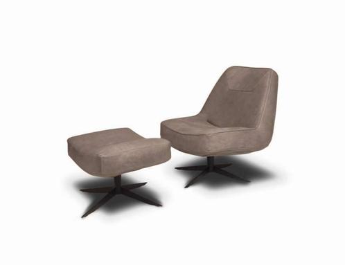 Fauteuil Ego - fauteuils - Taupe, Huis en Inrichting, Stoelen, Nieuw, Leer