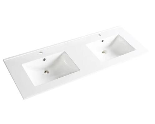 SALE - Nordan 120 - Glans wit - Wastafel -  -  -  -, Doe-het-zelf en Verbouw, Sanitair, Nieuw, Ophalen of Verzenden
