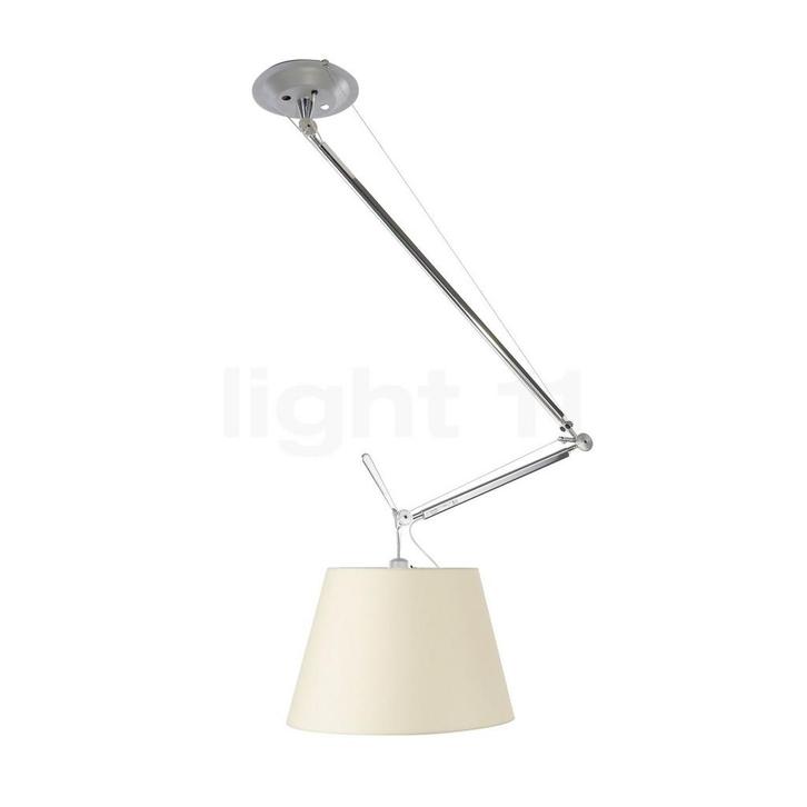 Artemide Tolomeo Sospensione Decentrata, perkament - ø¸36, Huis en Inrichting, Lampen | Hanglampen, Nieuw, Verzenden