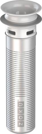 Zoku Thee Infuser Drinkfles - 500ML - RVS - Zilver, Caravans en Kamperen, Ophalen of Verzenden, Nieuw