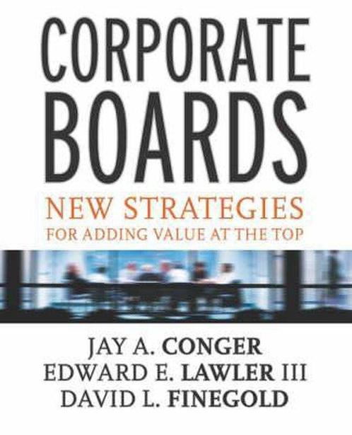 Corporate Boards 9780787956202 Jay A. Conger, Boeken, Taal | Engels, Gelezen, Verzenden