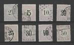 Suriname 1886/1888 - Portzegels Cijfer in zwart - NVPH, Postzegels en Munten, Postzegels | Nederland, Gestempeld
