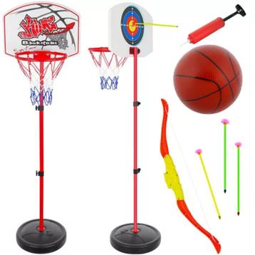 Kruzzel 2-in-1 Basketbal- en Schietspel Set – Verstelbaar. beschikbaar voor biedingen