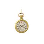 Klok kerst ornament | Decoris (Glas), Verzenden, Nieuw