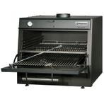Houtskooloven-BBQ, GN 1/1 + GN2/4 (75 Kg/h)/Zwart, Verzenden, Nieuw in verpakking