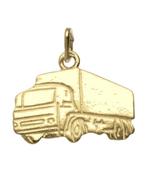 Gouden Vrachtwagen ketting hanger, Sieraden, Tassen en Uiterlijk, Verzenden, Nieuw