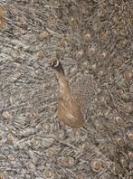 300x280 cm! Jacquardweefsel in zilver en goud, exclusief,