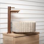 Waskom Loutro Irini Rond 25x25x14 cm Marmer, Ophalen of Verzenden, Nieuw, Overige typen