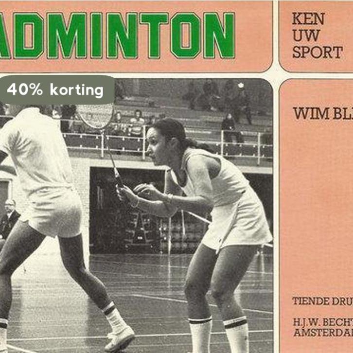 Badminton 9789023003823 Bleyenberg, Boeken, Hobby en Vrije tijd, Gelezen, Verzenden