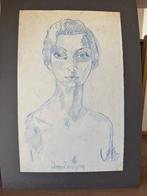 Franse school (XX) - Portrait de femme