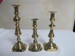 Kandelaar Antieke koperen Victoriaanse kandelaars met, Antiek en Kunst