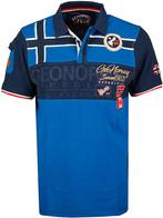 Geographical Norway Heren Polo Katoen Karadock Blue, Kleding | Heren, Polo's, Verzenden, Nieuw, Blauw