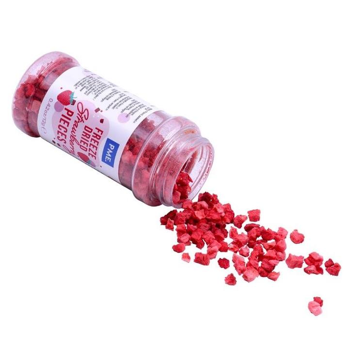 PME Gevriesdroogde Aardbeien 12g, Hobby en Vrije tijd, Taarten en Cupcakes maken, Nieuw, Verzenden