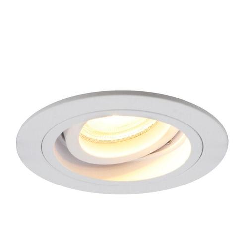 Moderne Inbouwspot Bredal, wit, rond, Huis en Inrichting, Lampen | Spots, Nieuw, Ophalen of Verzenden