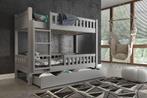 Rockwood® Stapelbed Tom Grey met  3 lattenbodems, 2, Ophalen of Verzenden, Nieuw, Stapelbed