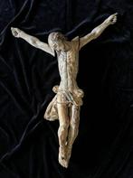 sculptuur, Corpus Christi, Carved and Polychrome - 18th