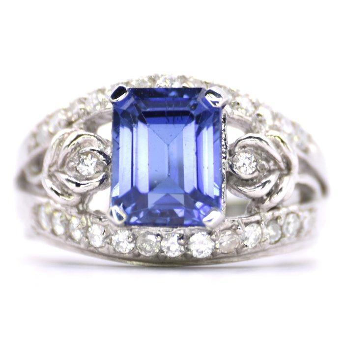 Zonder Minimumprijs - Ring Platina - 3.00ct. tw. Diamant, Sieraden, Tassen en Uiterlijk, Ringen