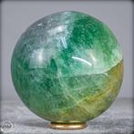 Grote Bol Van Groene Fluoriet Kristal, China- 897.79 g, Verzamelen