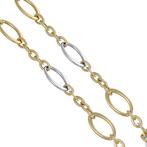 Halsketting - 18 karaat Geel goud, Witgoud, Sieraden, Tassen en Uiterlijk, Kettingen, Nieuw