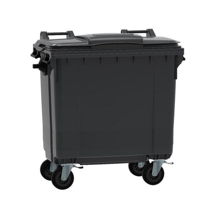 Afvalcontainer 770 liter grijs, Huis en Inrichting, Woonaccessoires | Prullenbakken, Nieuw, 40 liter of meer, Kunststof, 75 cm of meer