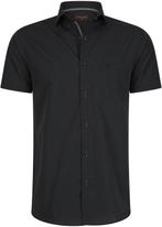 2dekans | Cappuccino Italia - L - Overhemd - Korte mouw -, Kleding | Heren, Ophalen of Verzenden, Zo goed als nieuw, Zwart, Cappuccino