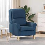 vidaXL Fauteuil Blauw 76 x 94 x 102 cm Stof, Huis en Inrichting, Fauteuils, Verzenden, Nieuw