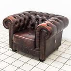 Donkerrode Chesterfield Fauteuil, Huis en Inrichting, Ophalen of Verzenden, Nieuw