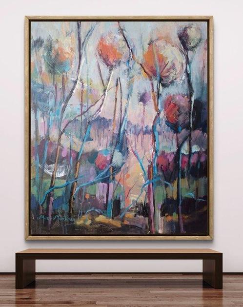 Muz-Martinez (1960) - El Bosque que Sueña ¨No Reserve¨, Antiek en Kunst, Kunst | Schilderijen | Klassiek